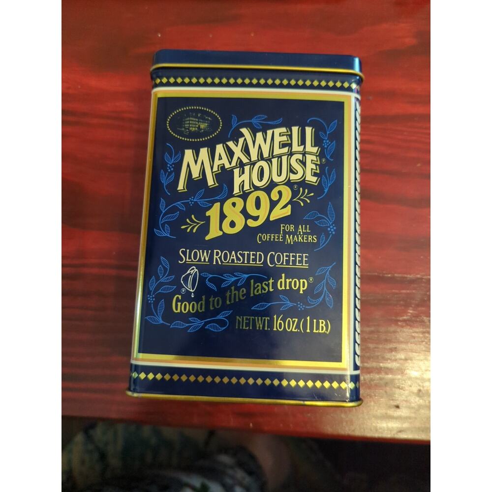 Vintage Maxwell House 1892 - 1992 100 Year Anniversary Coffee Tin (empty)